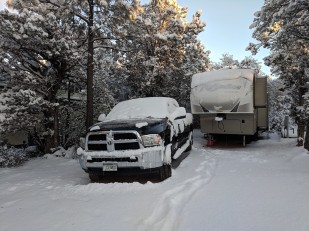 Snow at Payson Early January 2019